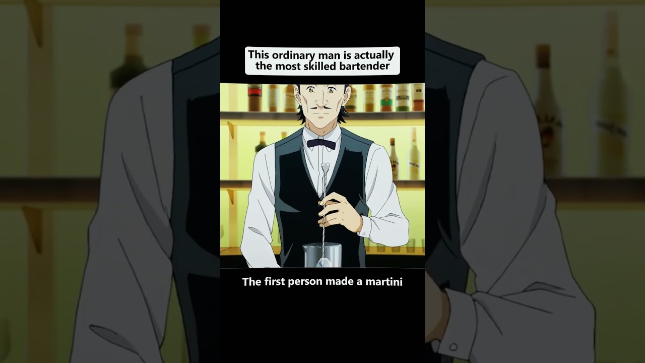 This ordinary man is actually the most skilled bartender  #anime #animeweeb #animeedit #youtube