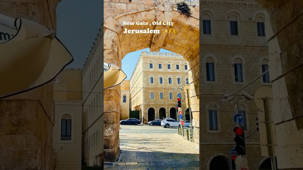 The New Gate is on the northwestern wall of Jerusalem’s Old City. Built in 1889 by the Ottoman.#fyp