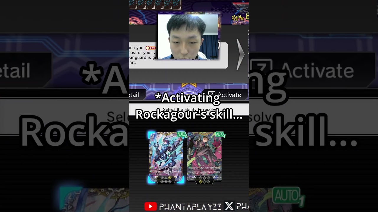 POV: I'm facing Overlord???? #vanguard #tcg #shorts