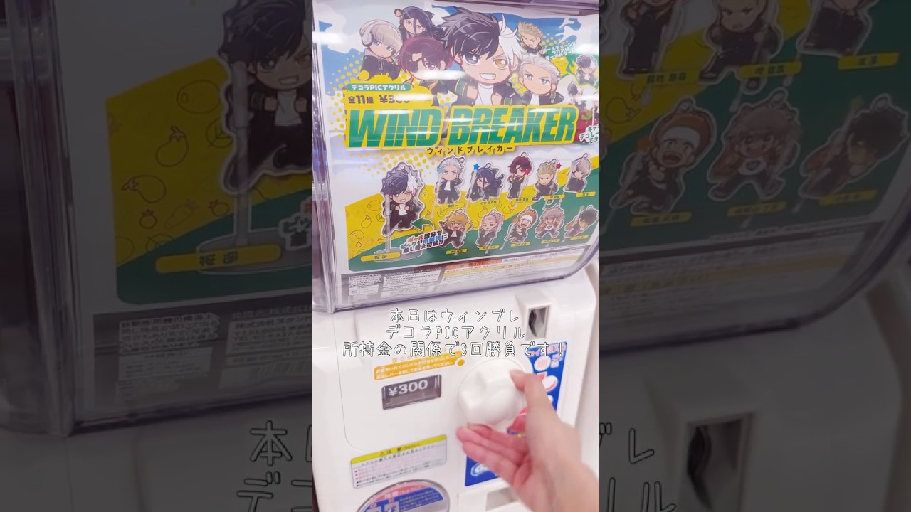 【WIND BREAKER】デコラPICガチャ狙いは梅ちゃん蘇枋くん！#shorts #anime #グッズ #手元動画 #購入品紹介 #開封動画#windbreaker #ウィンブレ #カプセルトイ