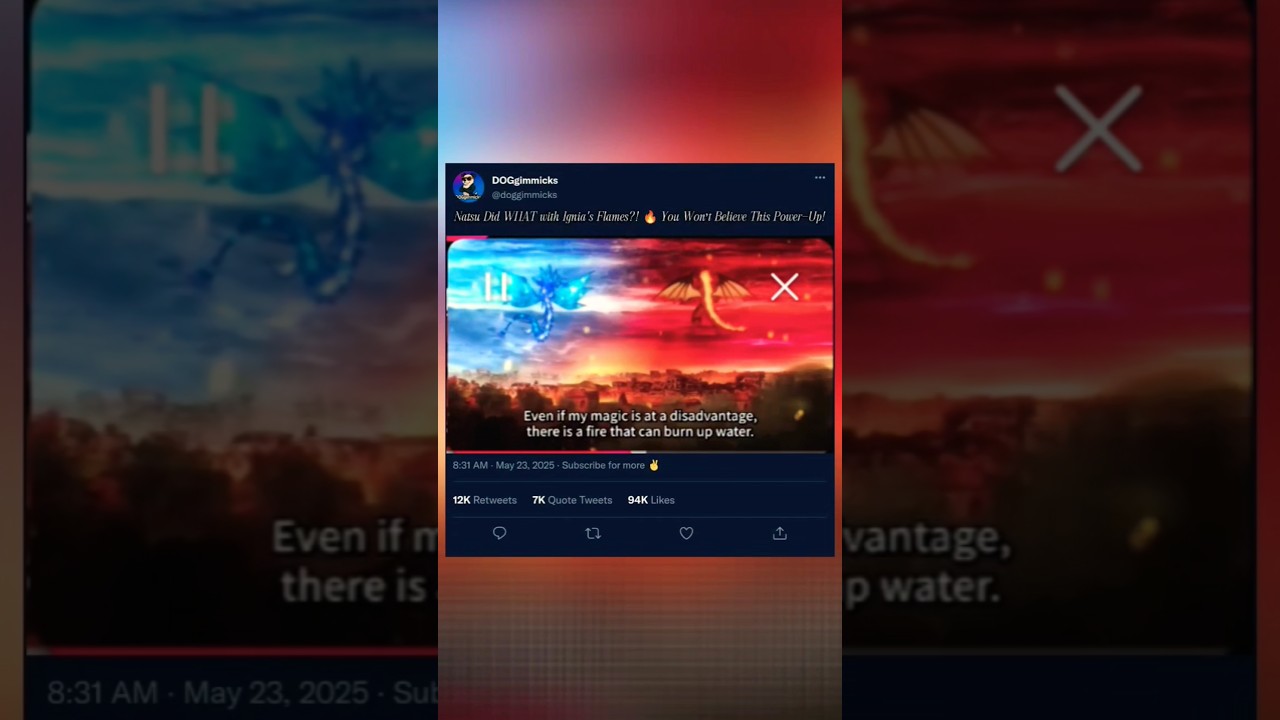 Natsu Did WHAT with Ignia's Flames | Fairy Tail: 100 Years Quest #shortvideo #anime #natsu