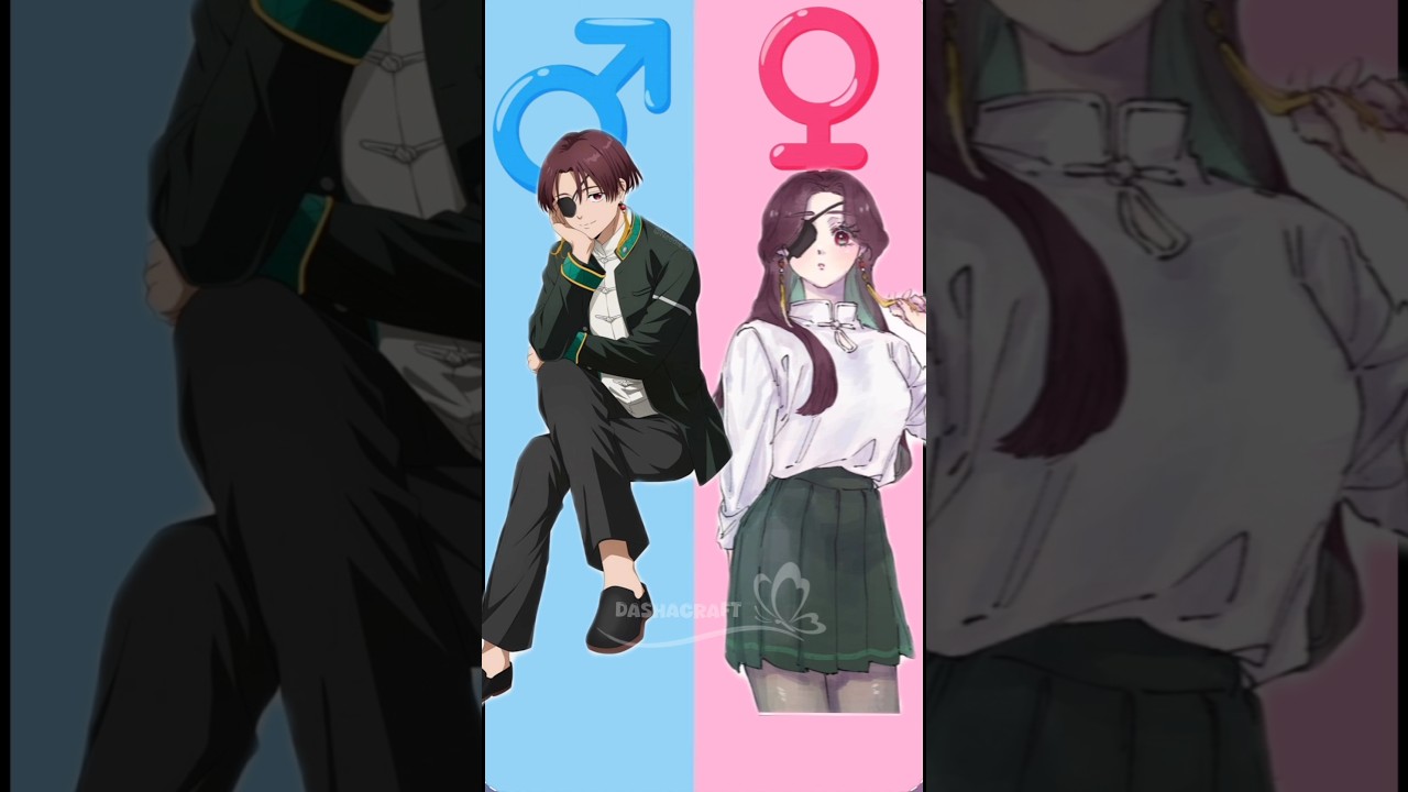 wind breaker x male💙 to female 🩷🥶✨️ edit ✨️🌷🎀#youtubeshorts #dashacraft #windbreaker #sakura #shorts