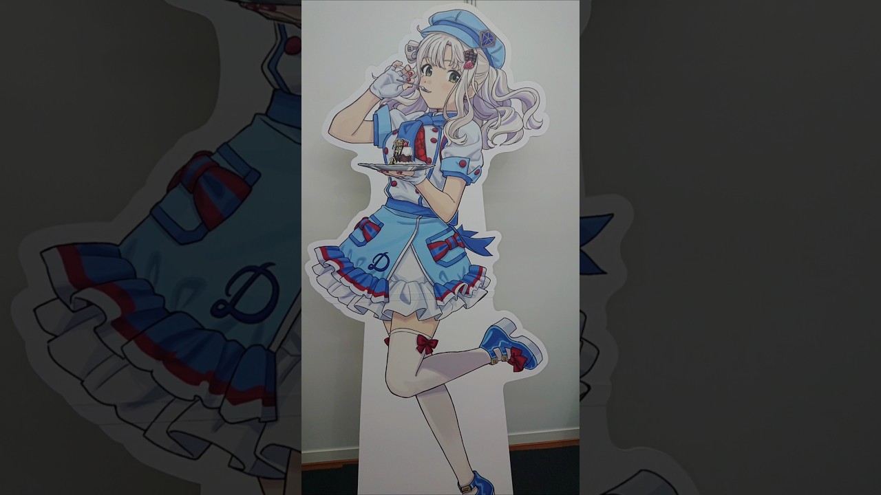 【🇯🇵旅日記】秋葉原オノデン:「ガールズバンドクライ」カフェ&グッズショップ後半 パネル #Shorts