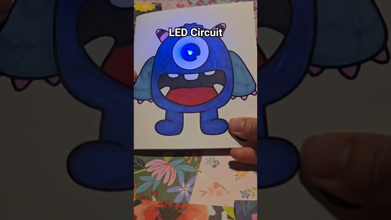 monster led circuit interactive card #elementary #stem #science #teacher #Circuit