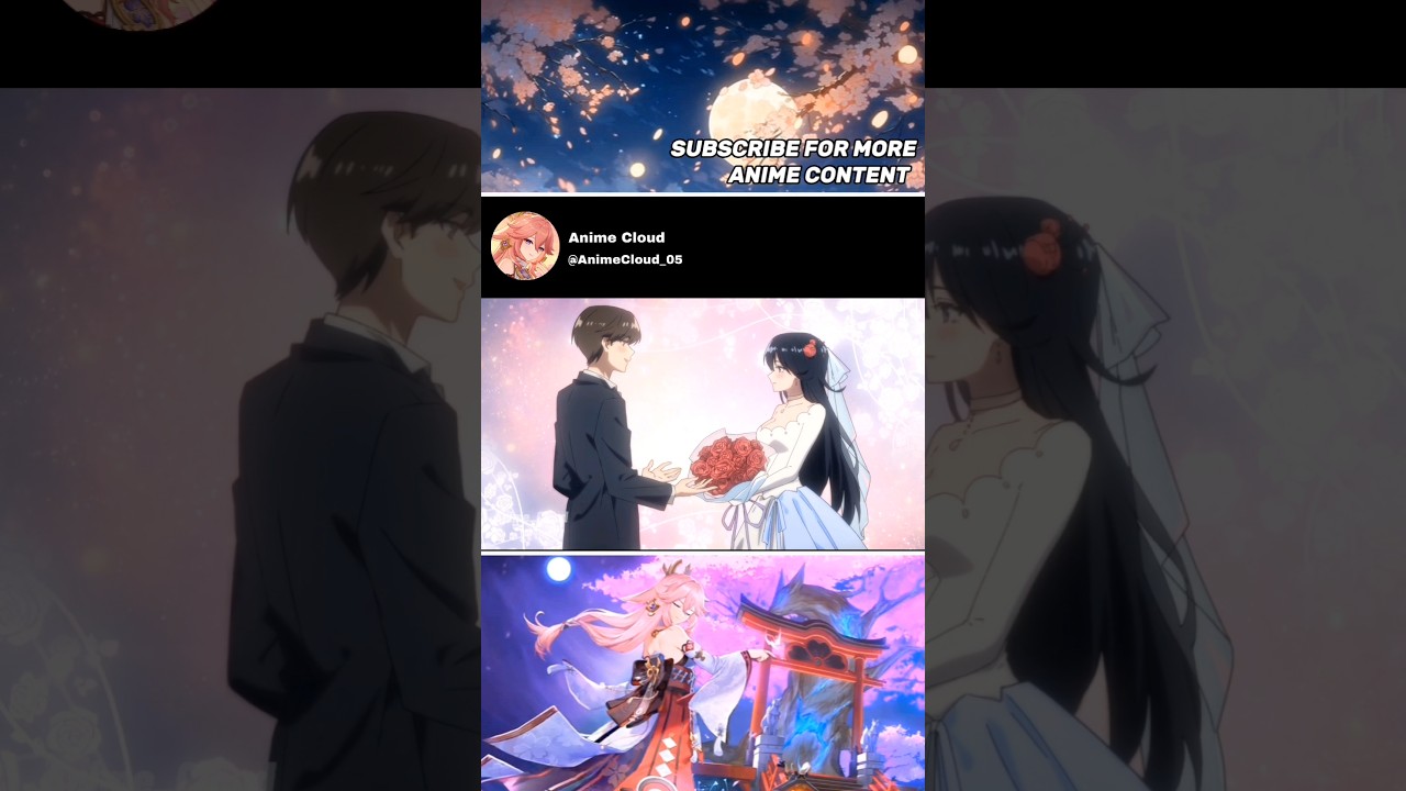 Finally they got married ❤️ | The Girl Downstairs | #anime #animeedit #shorts #otaku