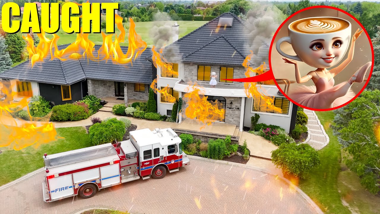 リアルでバレリーナ・カプチーナを火事から救出した！(イタリアン・ブレインロット)