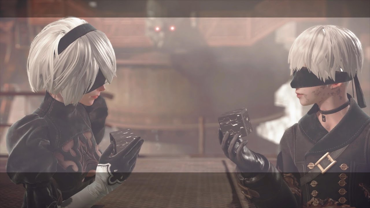 ニーアオートマタ②  追い詰められた2人は自爆する【名シーン】