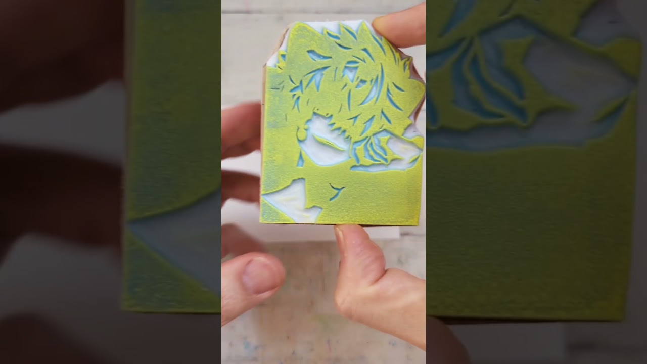 久しぶりに投稿　#夜桜さんちの大作戦 #夜桜嫌五 #少年ジャンプ #けしはん道 #消しゴムはんこ #聖書 #animalart #art #handmade