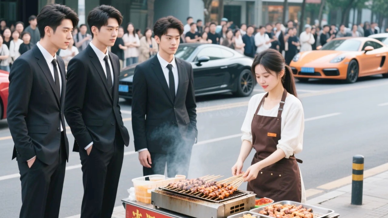 【Multi SUB】被瞧不起的賣燒烤女孩竟是首富千金，她隱瞞身份嫁給渣男卻慘遭拋棄，離婚後她恢復首富千金的身份，三個大佬哥哥把她寵爆了🥰#短劇#好劇推薦