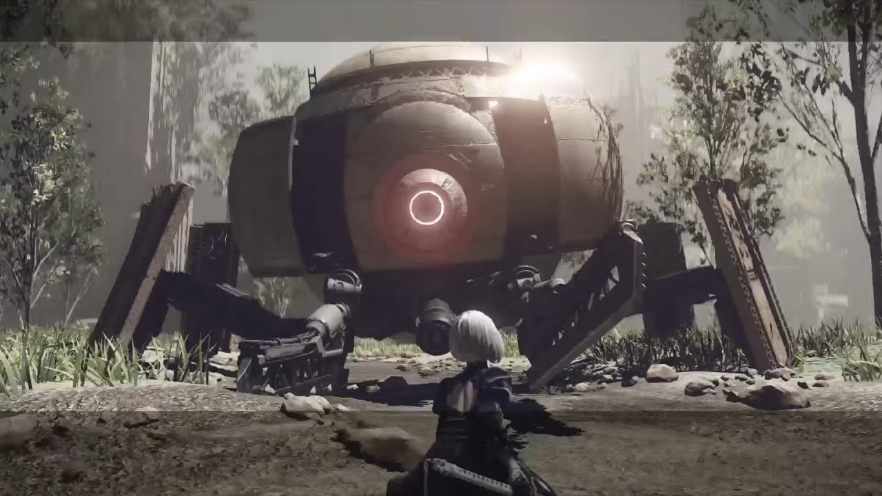 【NieR Automata】vs ボクシ+多塊構成球状兵器 (2B)【Very Hard】