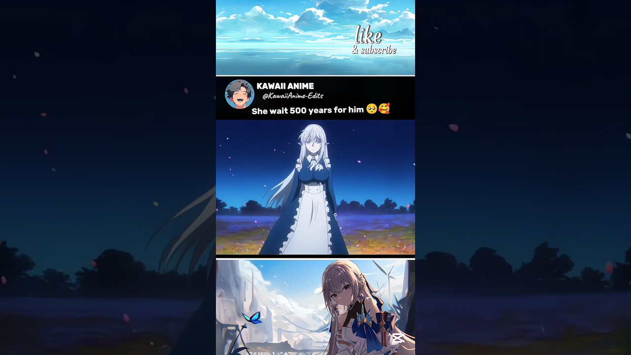 she wait 500 years for him 🥺🥰 [ The new gate ]#shortsfeed #animeedit