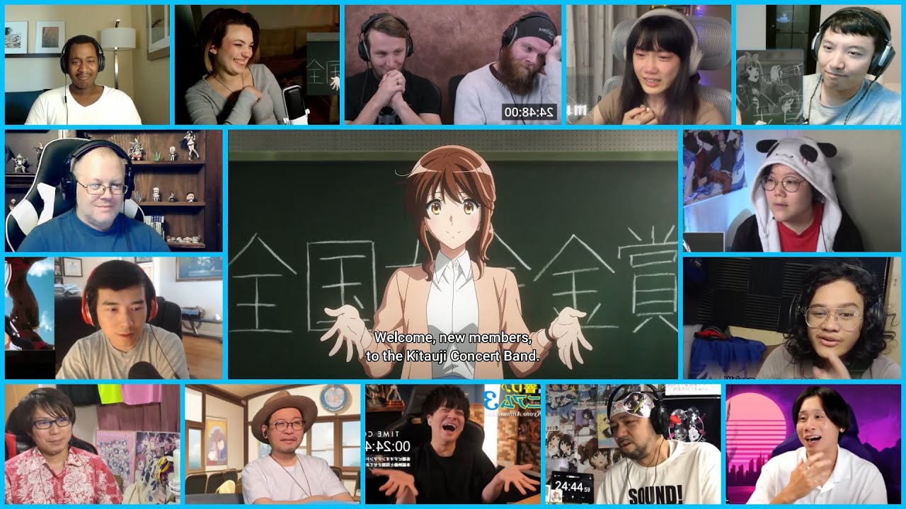 Hibike! Euphonium 3 Ep 13 Reaction Mashup || Sound! Euphonium 3