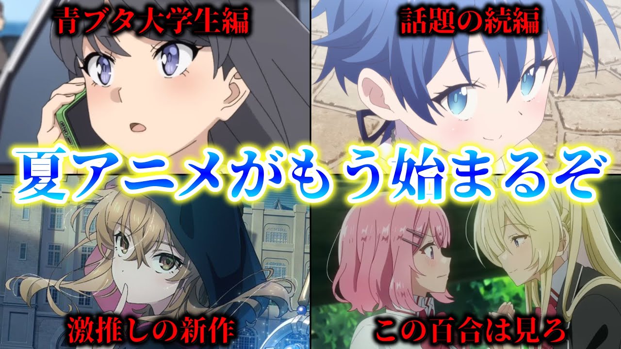 【放送直前！】2025年7月から始まる夏アニメ(ラノベ枠)全14作品の魅力をラノベ中毒者が話していく。【青ブタ/第七王子/盾の勇者の成り上がり/サイレント・ウィッチ/公女殿下/わたなれ】