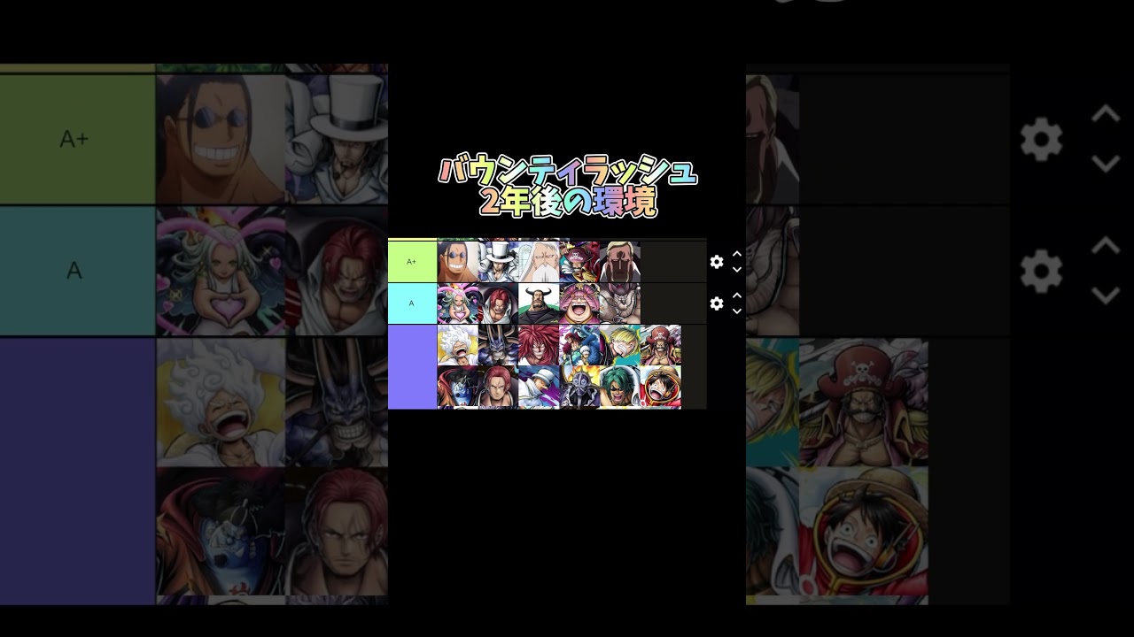 バウンティラッシュ 2年後の環境 #onepiece #バウンティラッシュ