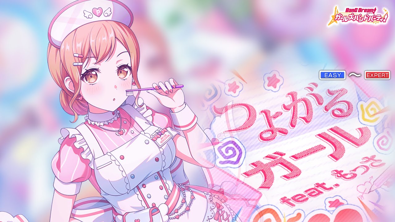 【ガルパ】Poppin'Party『つよがるガール feat. もっさ』（難易度別 4画面ver）【BanG Dream!】