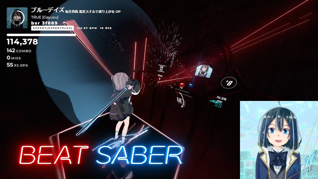 【BeatSaber】ブルーデイズ / TRUE『転生貴族、鑑定スキルで成り上がる』OP【ビートセイバー】