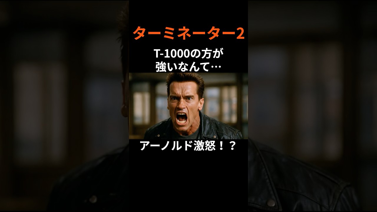 『ターミネーター2』でT-1000がT-800より強力に描かれていたことにアーノルドが不満！？ #film #映画 #movie #雑学 #トリビア #shorts