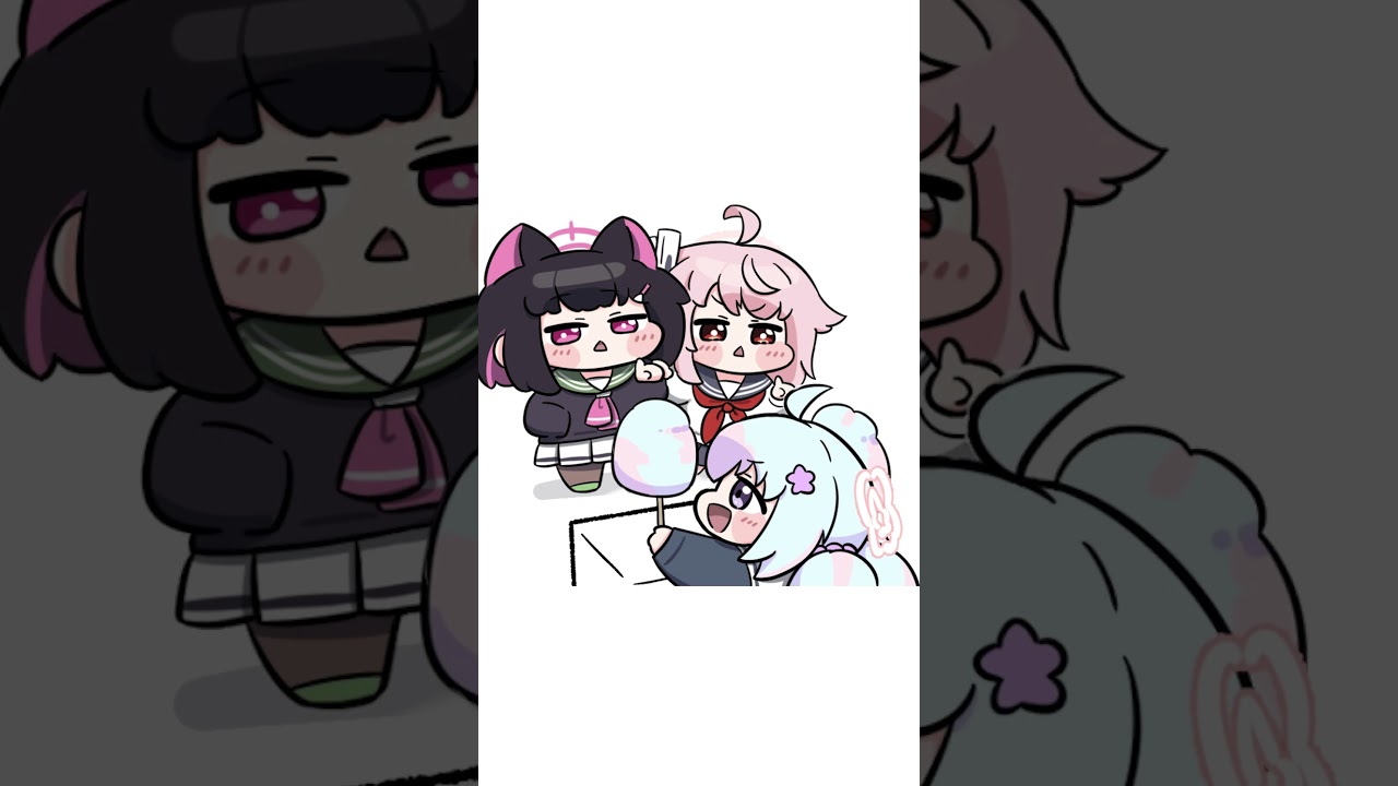 綿菓子 #ブルーアーカイブ #블루아카이브