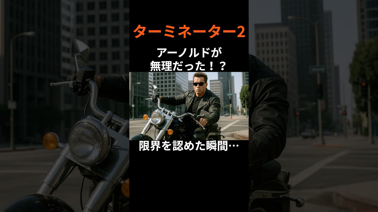 『ターミネーター2』アーノルド・シュワルツェネッガーが語った「無理だった」名シーンの真相 #film #movie #映画 #トリビア #shorts