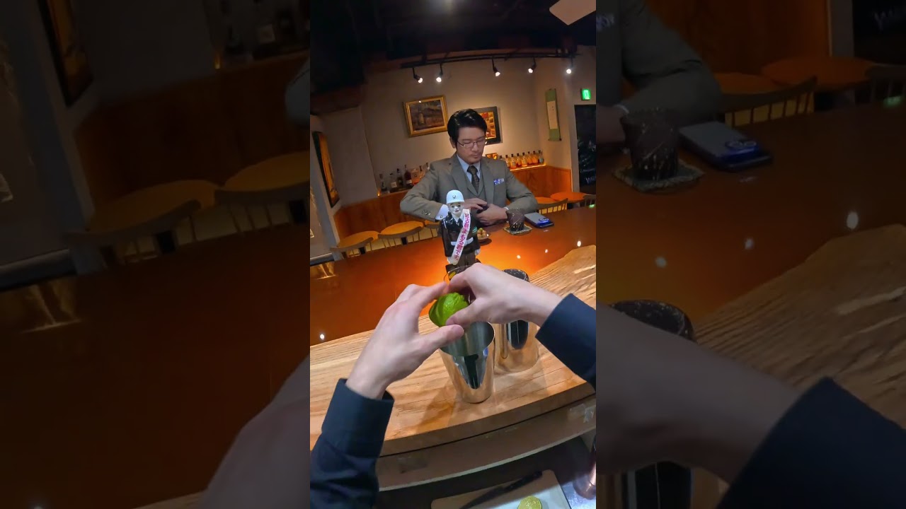 バーテンダーが見てる世界...とても悲しい結末を迎えます... #asmr #cocktail