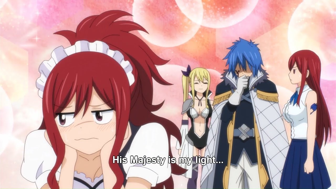 Mystogan and Erza (knightwalker) cute and hilarious relationship | Fairy Tail 100 Years Quest