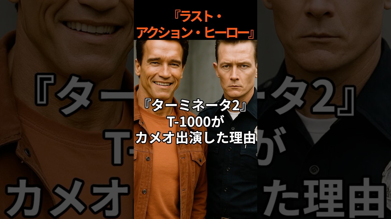 『ターミネーター2』T-1000が『ラスト・アクション・ヒーロー』にカメオ出演した感動の理由 #film #movie #映画 #トリビア #雑学 #shorts