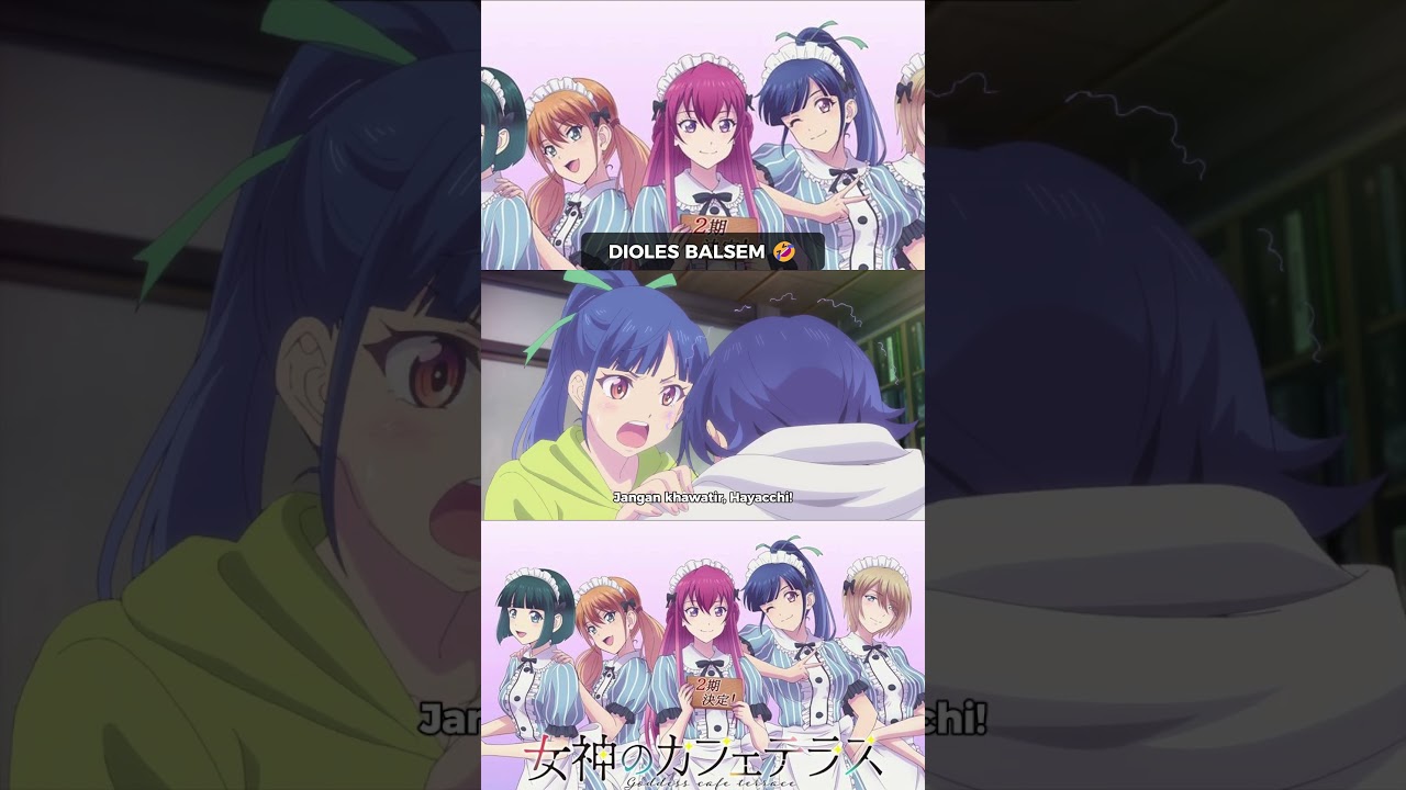 Rekomendasi Anime Romance Comedy 2024! Megami no Cafe Terrace Season 2