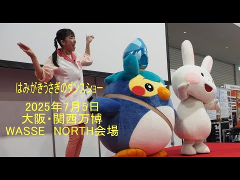 2025年7月5日　大阪・関西万博　はみがきうさぎのダンスショーから