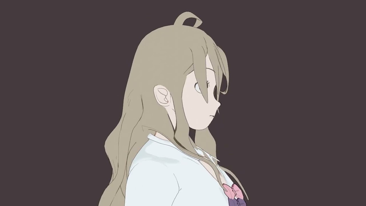 志喜屋夢子 負けヒロインが多すぎる（Make Heroine ga Oosugiru）Blender　３DCG