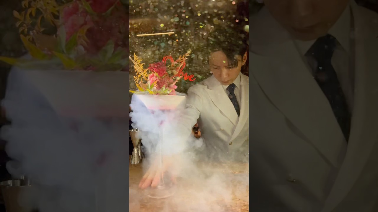 炎のバーテンダー 駒井優三さんによるカクテル作り Cocktails Made by Cocktail Award Winner BAR CENTIFORIA 麻布十番