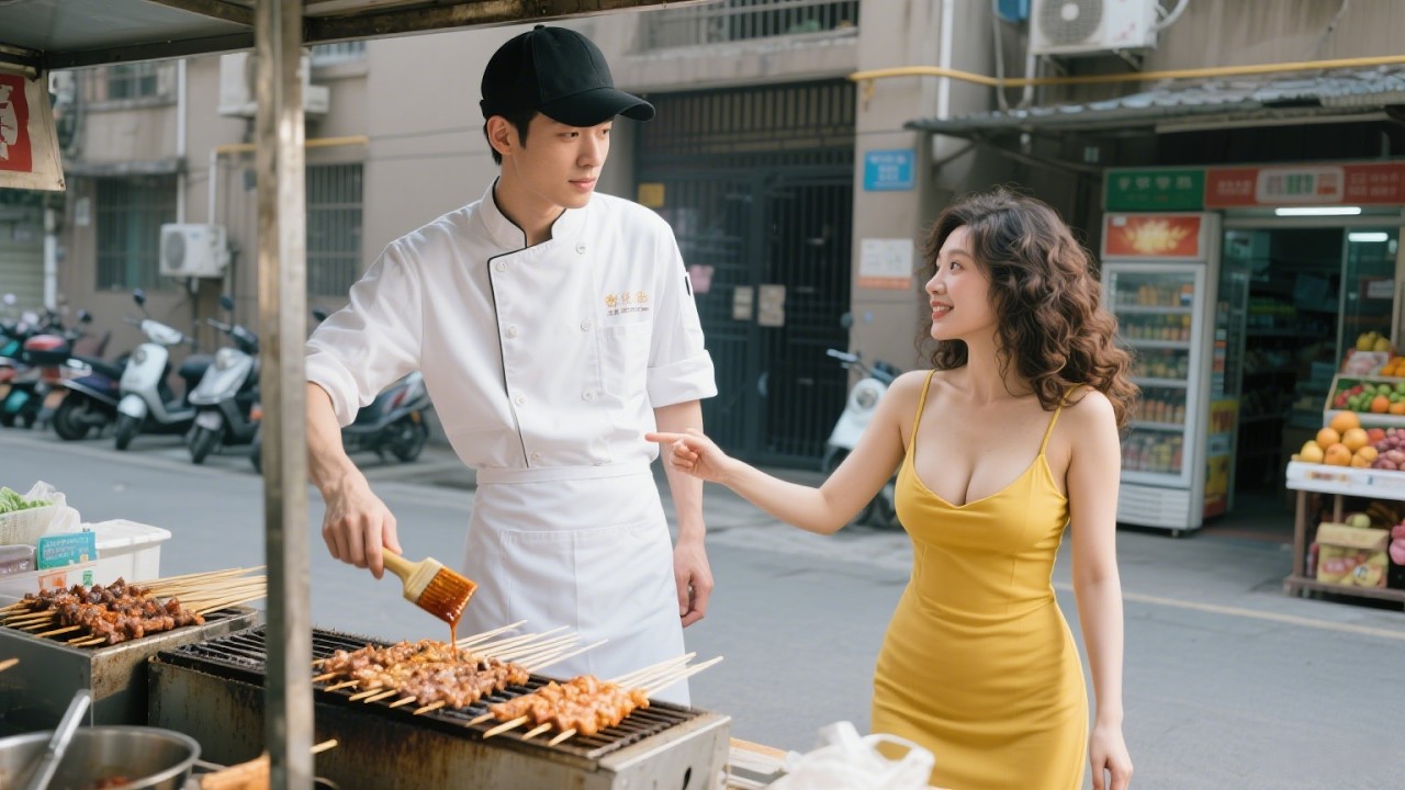 💥燒烤攤主竟然撿了個總裁美女當老婆？他技術精湛讓她着迷，從此對他死心塌地！#逆襲 #短劇 #女總裁 #窮小子 #男頻爽劇 #捡个总裁当老婆