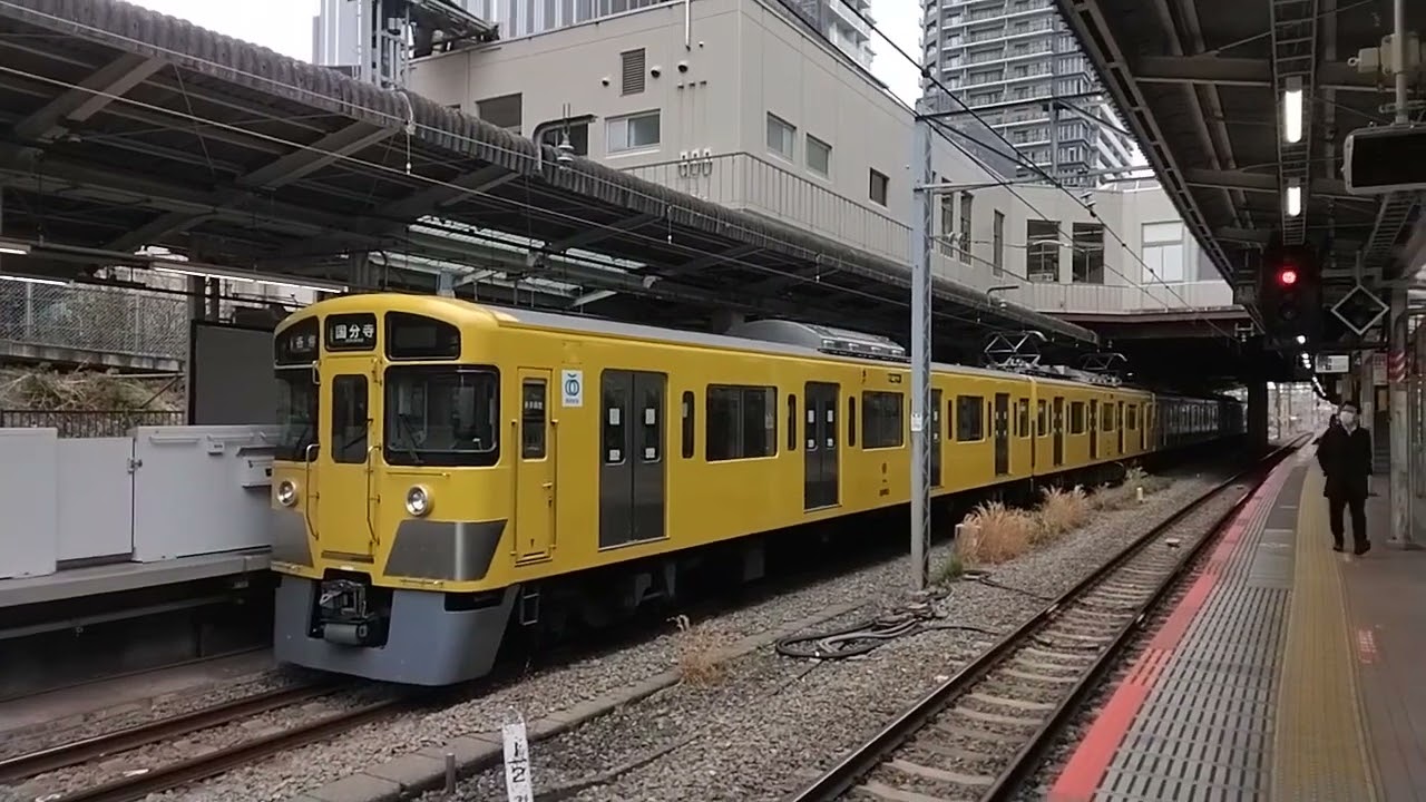 【アニメ終末トレイン放送記念】西武鉄道国分寺線2000系【終トレ第二期祈願】