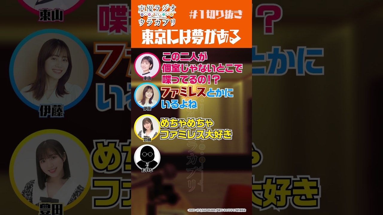 フルVer.はLocipoで無料配信中！URLは概要欄から #東山奈央 #伊藤未来 #豊田萌絵｜声優ラジオのウラカブリ～Locipo出張所～ ④