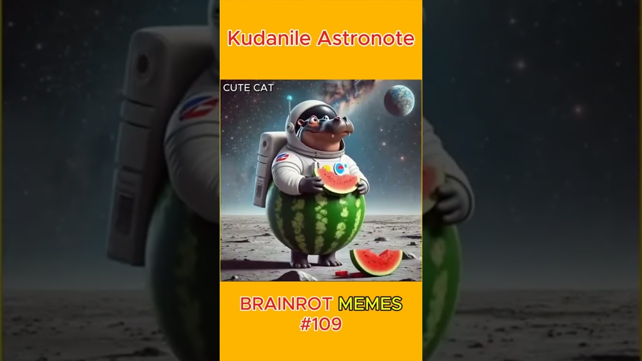 Kudanile Astronote #cat #memes #memeexplained #trendingshorts #trending #animals #brainrot #facts