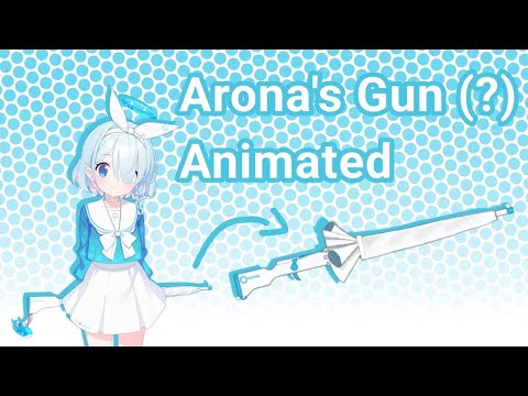 [Blue Archive Animation] Arona's Umbrella Gun
