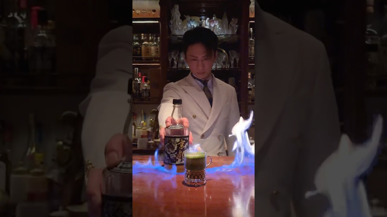 まるでマジシャン⁉︎日本一のバーテンダーによるとんでも神業！