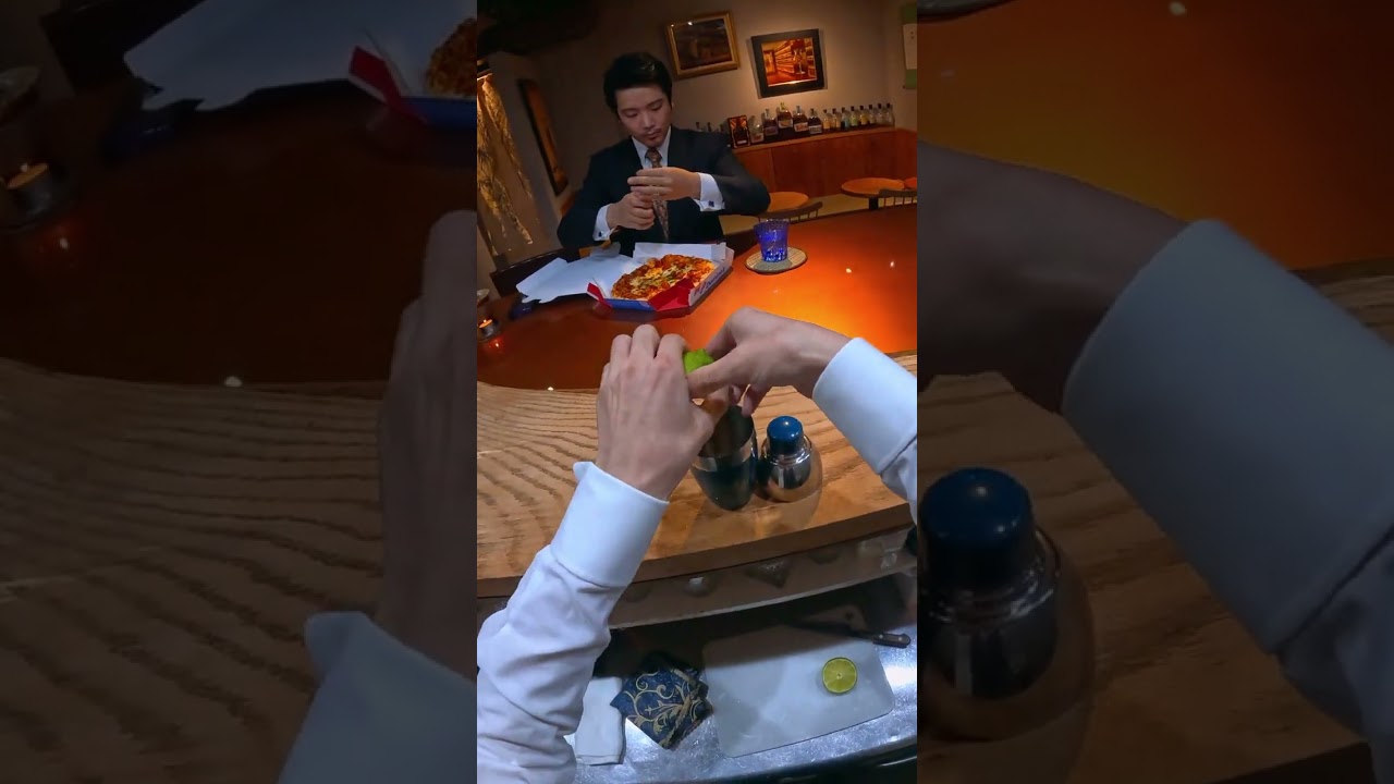 バーテンダーが見てる世界...衝撃のラストを迎えます。 #asmr #tequila