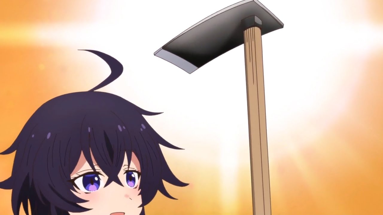 これは竜の首を飛ばせし伝説のクワ（Lv2からチートだった元勇者候補のまったり異世界ライフ　第３話・第４話のシーン）