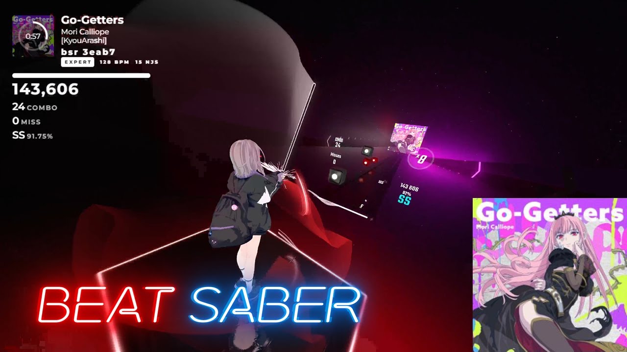【BeatSaber】Go-Getters / Mori Calliope 「異世界スーサイド・スクワッド」ED【ビートセイバー】