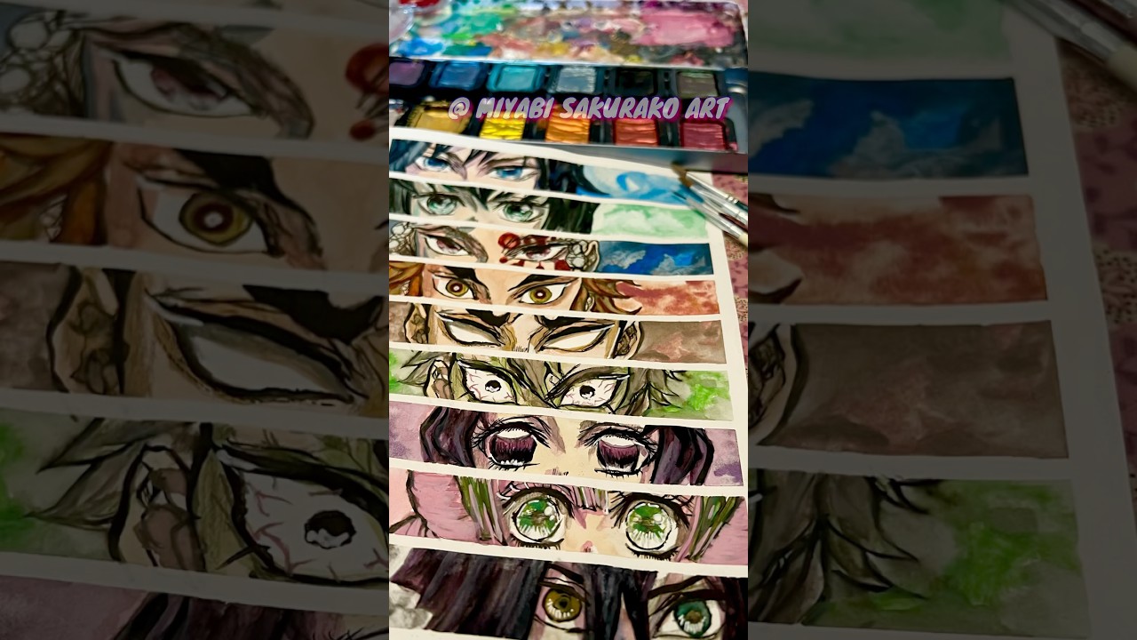 鬼滅の刃🇯🇵柱かいてみた #鬼滅の刃  #demonslayer #無限城篇 #無限城 #art #lisa #残酷な夜に輝け#shorts #イラストメイキング