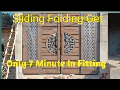 Sliding &folding gate model, New gate ideas design, folding &Sliding main gate design,