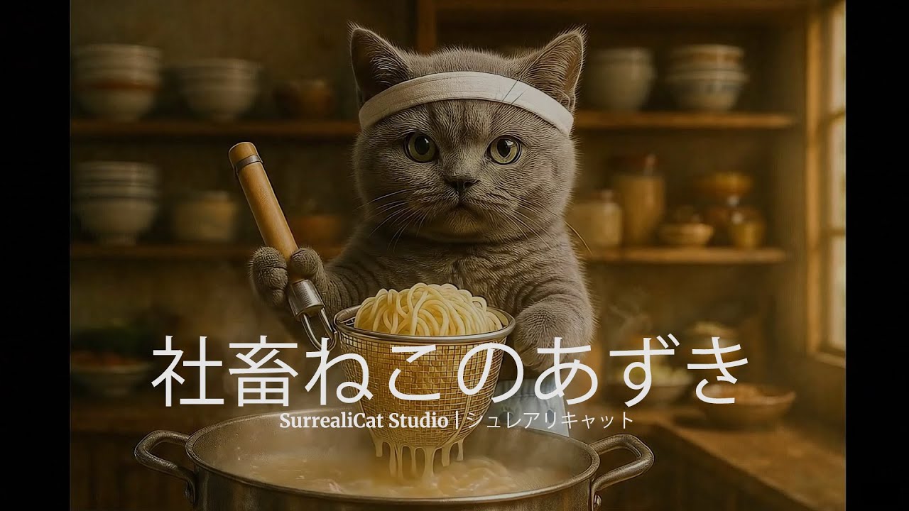 Ramen Chef Cat Azuki: A Day in the Life | ラーメン職人あずきの一日に密着