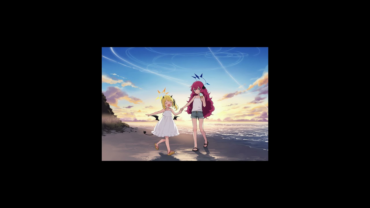 イロハと夏休み　 #ブルアカ #anime #bluearchive