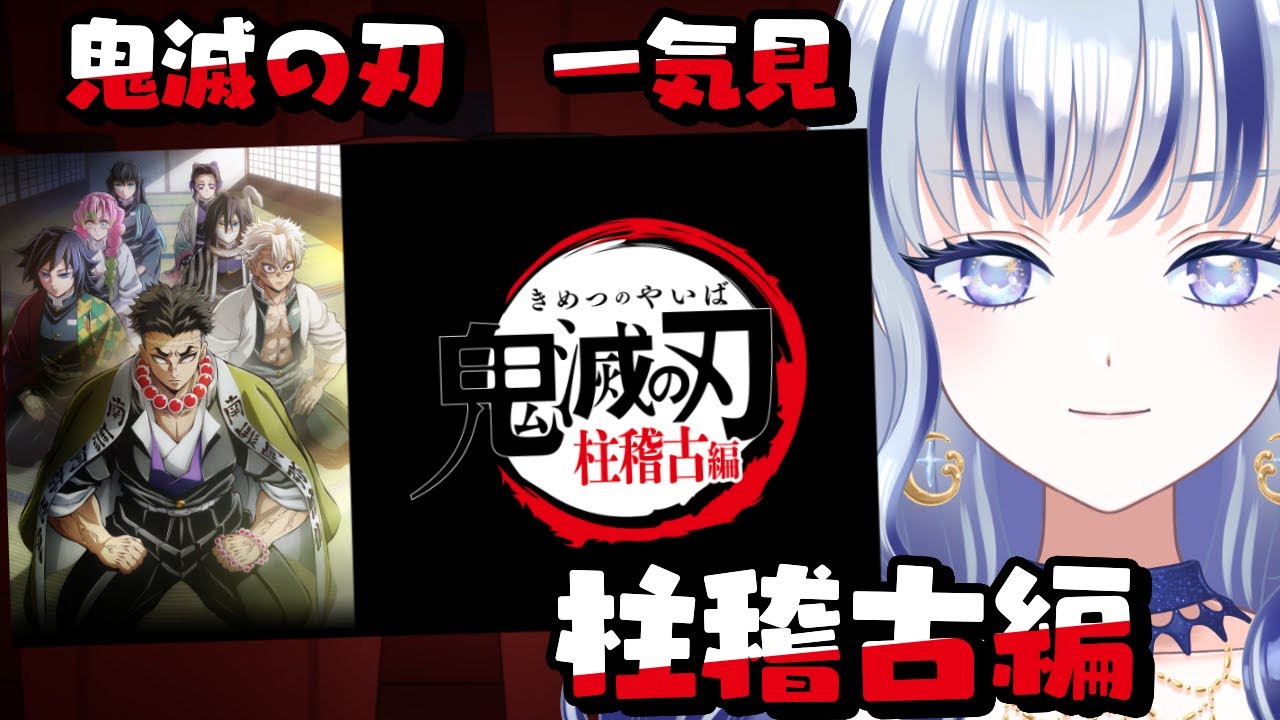 【 #同時視聴 】鬼滅の刃「　柱稽古編　」ぜ～んぶ観るぞ【#個人vtuber 飛影海夜 】