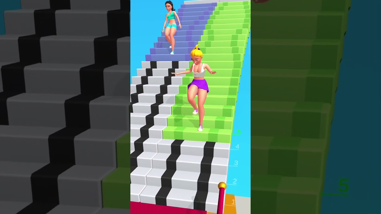 Cute_baby_girl_down_stairs_run_gameplay_level_66_#run_#running_#gaming_#shorts(1080p) #gameplayer2