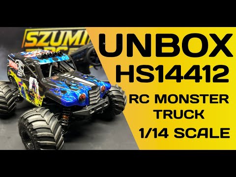 HS14412 1/14 RC Monster Truck Unboxing! Full Look at Motor, ESC & Details | Szumi RC Exclusive!