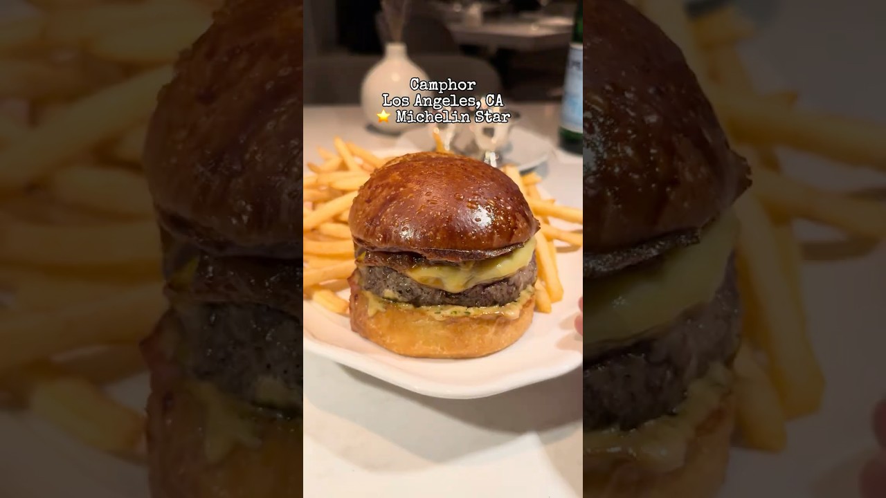 ロサンゼルスのカンファーで最もジューシーなミシュランスターバーガー