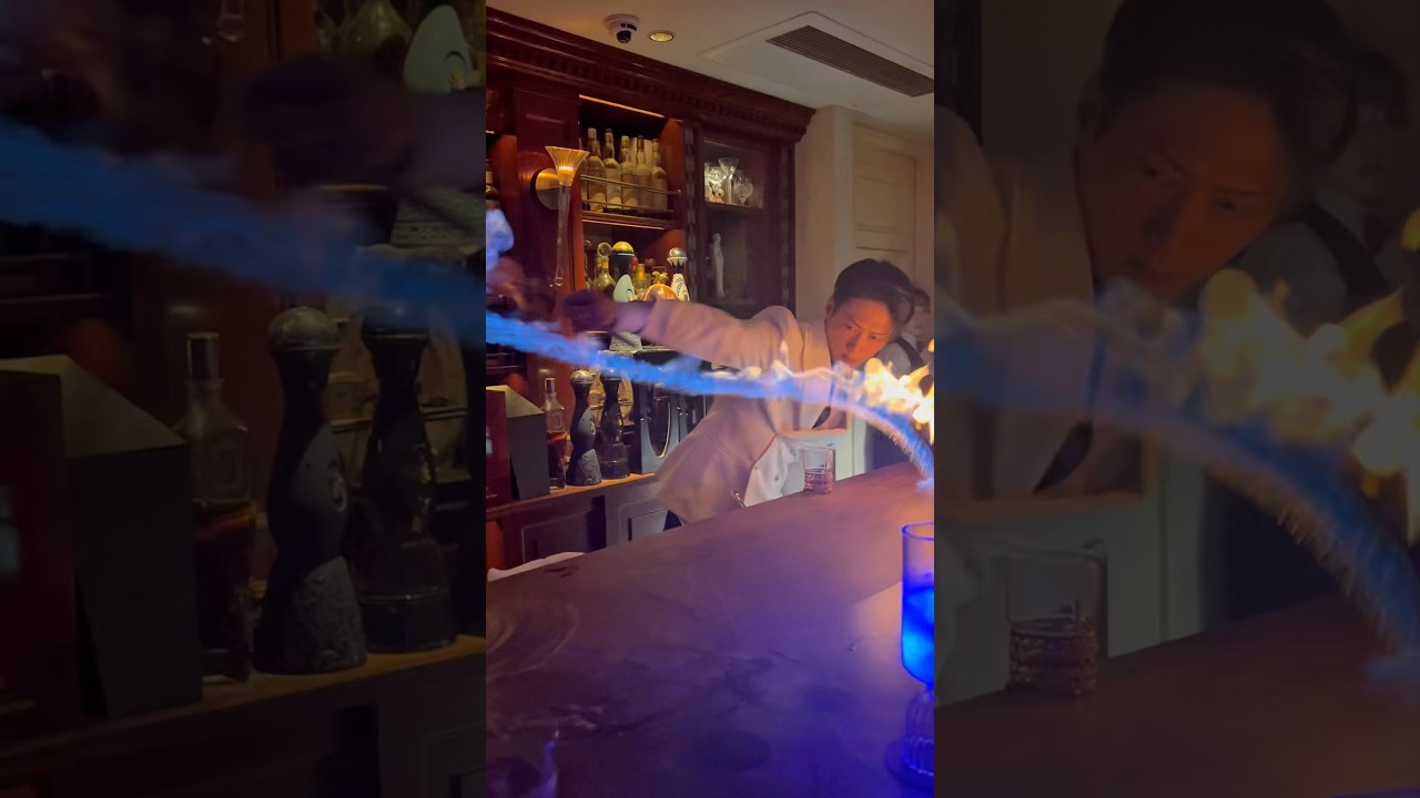 炎の龍が舞い踊る世界一のバーテンダー#japanesefood