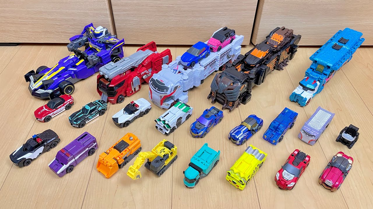 【PowerRangers BoonBoomger All Megazord】ブンブンジャーの全DXロボとブンブンキラーロボで遊んでみた