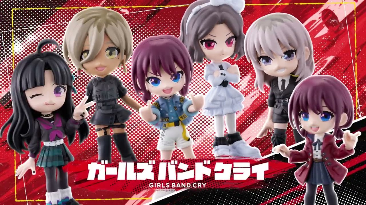 【PalVerse/トレーディングフィギュア】アニメ『ガールズバンドクライ』TVCM